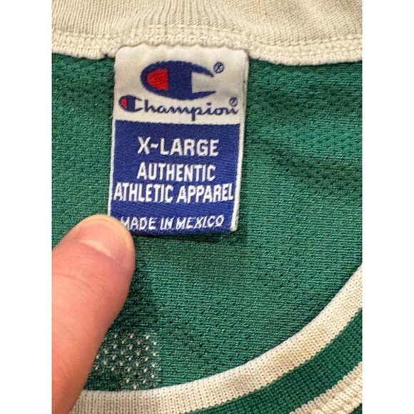Vintage 90's Champion Boston Celtics Paul Pierce #34 NBA Green Jersey Men's 48 - Picture 8 of 8